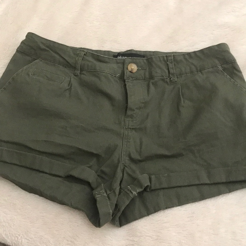 Green shorts